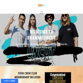Скриншот главной страницы сайта shammiuncutclub.weebly.com