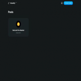 Скриншот главной страницы сайта shardify.app