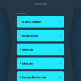 Скриншот главной страницы сайта shevron.com
