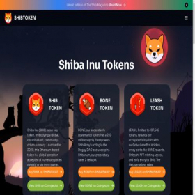 Скриншот главной страницы сайта shibatoken.com