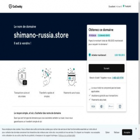 Скриншот главной страницы сайта shimano-russia.store