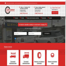 Скриншот главной страницы сайта shin-shinch.ru