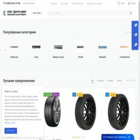 Скриншот главной страницы сайта shinaexpert73.ru