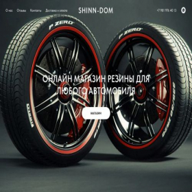 Скриншот главной страницы сайта shinn-dom.ru