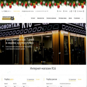 Скриншот главной страницы сайта shinnyi-centr-r16.ru