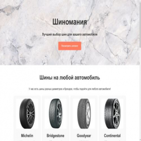 Скриншот главной страницы сайта shinomania.site