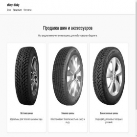 Скриншот главной страницы сайта shiny-disky.icu
