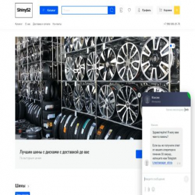 Скриншот главной страницы сайта shiny52.ru