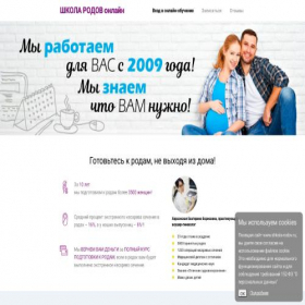 Скриншот главной страницы сайта shkola-rodov.ru
