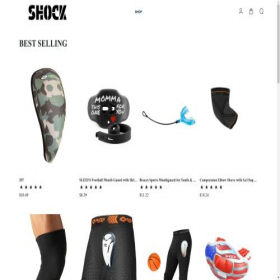 Скриншот главной страницы сайта shockdoctor.shop