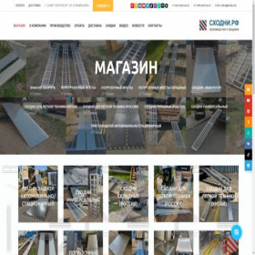 Скриншот главной страницы сайта shodni.ru