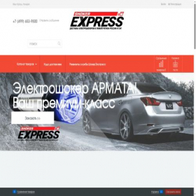 Скриншот главной страницы сайта shokerexpress.ru