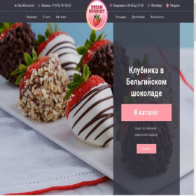 Скриншот главной страницы сайта shokoberry.ru