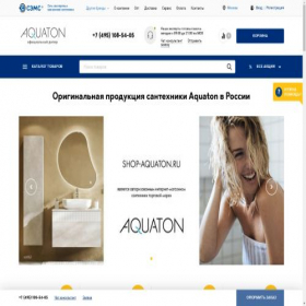 Скриншот главной страницы сайта shop-aquaton.ru