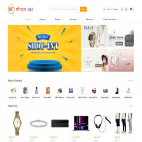 Скриншот главной страницы сайта shop-int.vip