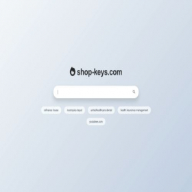 Скриншот главной страницы сайта shop-keys.com