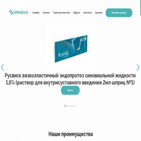 Скриншот главной страницы сайта shop-orthodocs.ru
