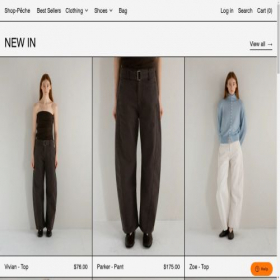 Скриншот главной страницы сайта shop-peche.com