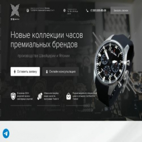 Скриншот главной страницы сайта shop-topwristwatch.ru