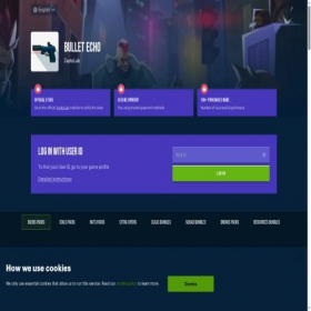 Скриншот главной страницы сайта shop.bulletecho.game