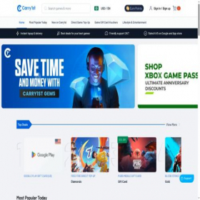 Скриншот главной страницы сайта shop.carry1st.com