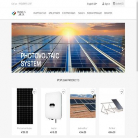Скриншот главной страницы сайта shop.domus-area.com