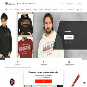 Скриншот главной страницы сайта shop.hawk.ru