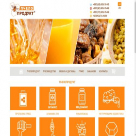 Скриншот главной страницы сайта shop.pchela.com.ua