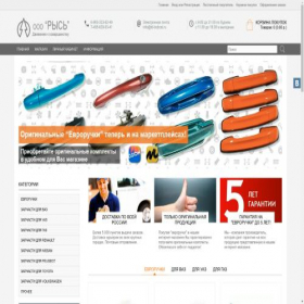 Скриншот главной страницы сайта shop.td-bobcat.ru