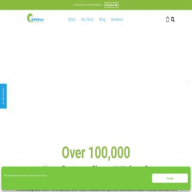 Скриншот главной страницы сайта shop.upwellness.com