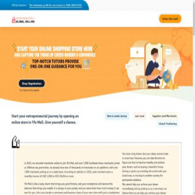 Скриншот главной страницы сайта shop.yfamall.com