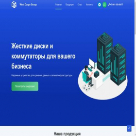 Скриншот главной страницы сайта shophdd.ru