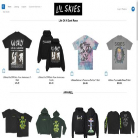 Скриншот главной страницы сайта shoplilskies.com