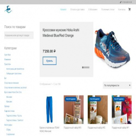 Скриншот главной страницы сайта shopswim.mccmm.ru