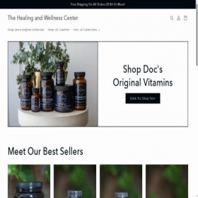 Скриншот главной страницы сайта shopthewellnesscenter.com