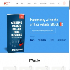 Скриншот главной страницы сайта shoutmeloud.com