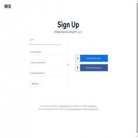 Скриншот главной страницы сайта shoutout.wix.com