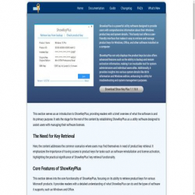 Скриншот главной страницы сайта showkeyplus.net