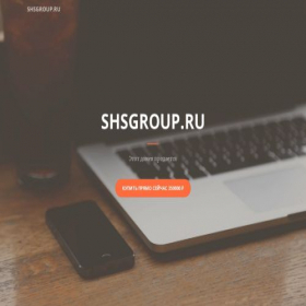 Скриншот главной страницы сайта shsgroup.ru