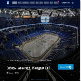 Скриншот главной страницы сайта sibir-hc.ru