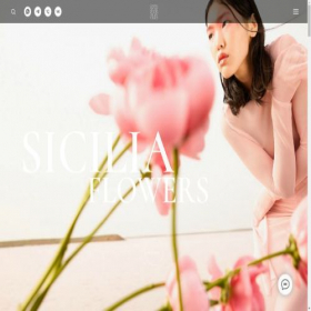 Скриншот главной страницы сайта siciliaflowers.ru