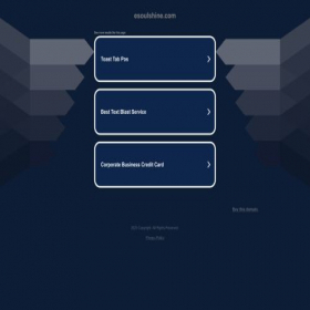 Скриншот главной страницы сайта sig.esoulshine.com