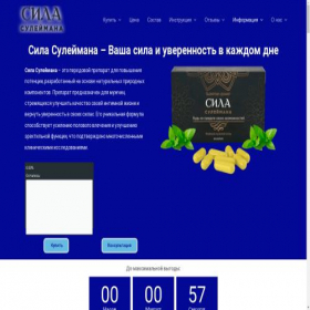 Скриншот главной страницы сайта sila-sullemana.ru
