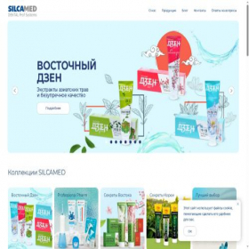 Скриншот главной страницы сайта silca.info