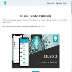 Скриншот главной страницы сайта sileo2.com