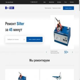 Скриншот главной страницы сайта silter-remont.ru