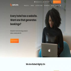 Скриншот главной страницы сайта simplotel.com