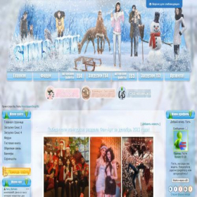 Скриншот главной страницы сайта sims-new.my1.ru