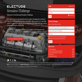 Скриншот главной страницы сайта simulator.electude.com