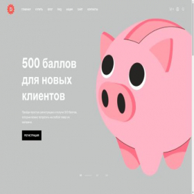 Скриншот главной страницы сайта sinergy.store